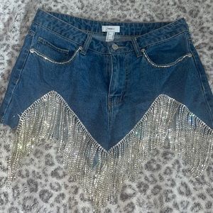 denim shorts